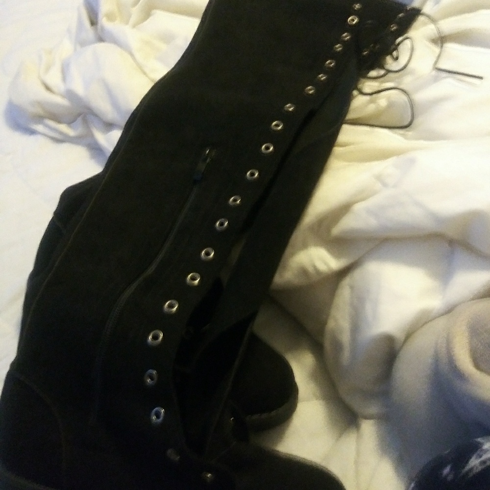 Black boots